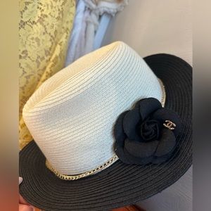 chanel women’s wicker hat